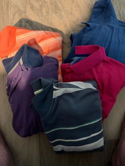 Lot of 4Men's Golf Shirts& 1 Tommy Bahama