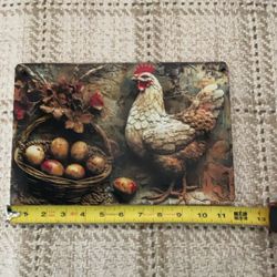 Tin Chicken Sign