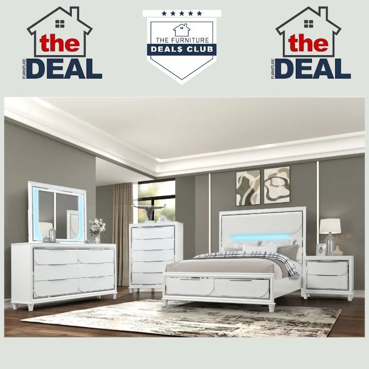 4-PIECE BEDROOM SET: KING SIZE AVAILABLE