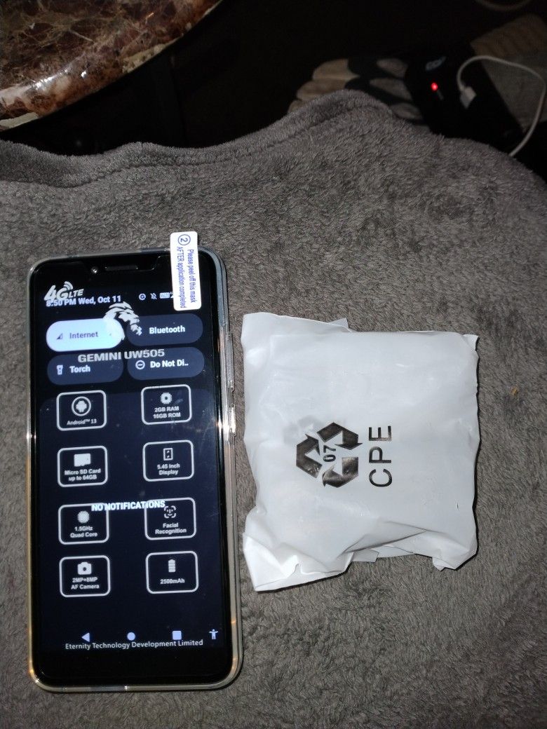 NEW GEMINI UW505 SMARTPHONE COMPATIBLE WITH ACCESS WIRELESS AND KROGER