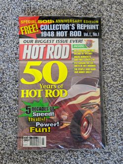 NEW Hot Rod January 1998 50th Anniversary Car Magazine