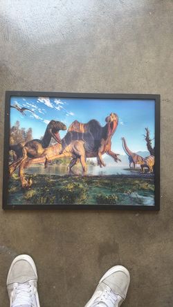 Dinosaur 3d picture frame