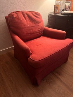 Two down filled comfortable chairs
