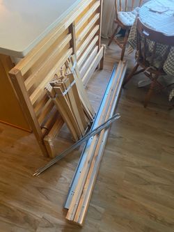 IKEA Tarva bed frame full-size (MISSING ALL SCREWS)