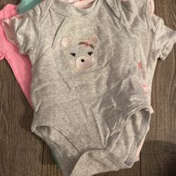 6 Month old baby Girl Onsie