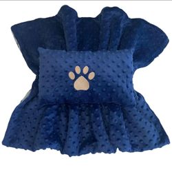 Blanket Set (royal Blue)