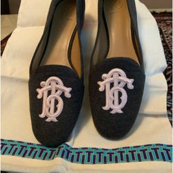 Tory Burch Size 9 Heather Grey & Powder Pink