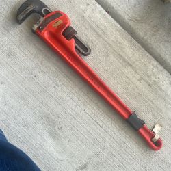 RIDGID pipe wrench 24”