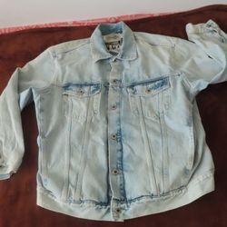 Levi's Silvertab Denim Jacket Men's Size 2XL Blue Button Front Jean Jacket