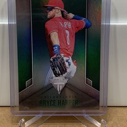 Bryce Harper 2020 Panini Titanium Green #3 | Philadelphia Phillies