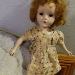 Vintage doll 16 inches tall mechanical