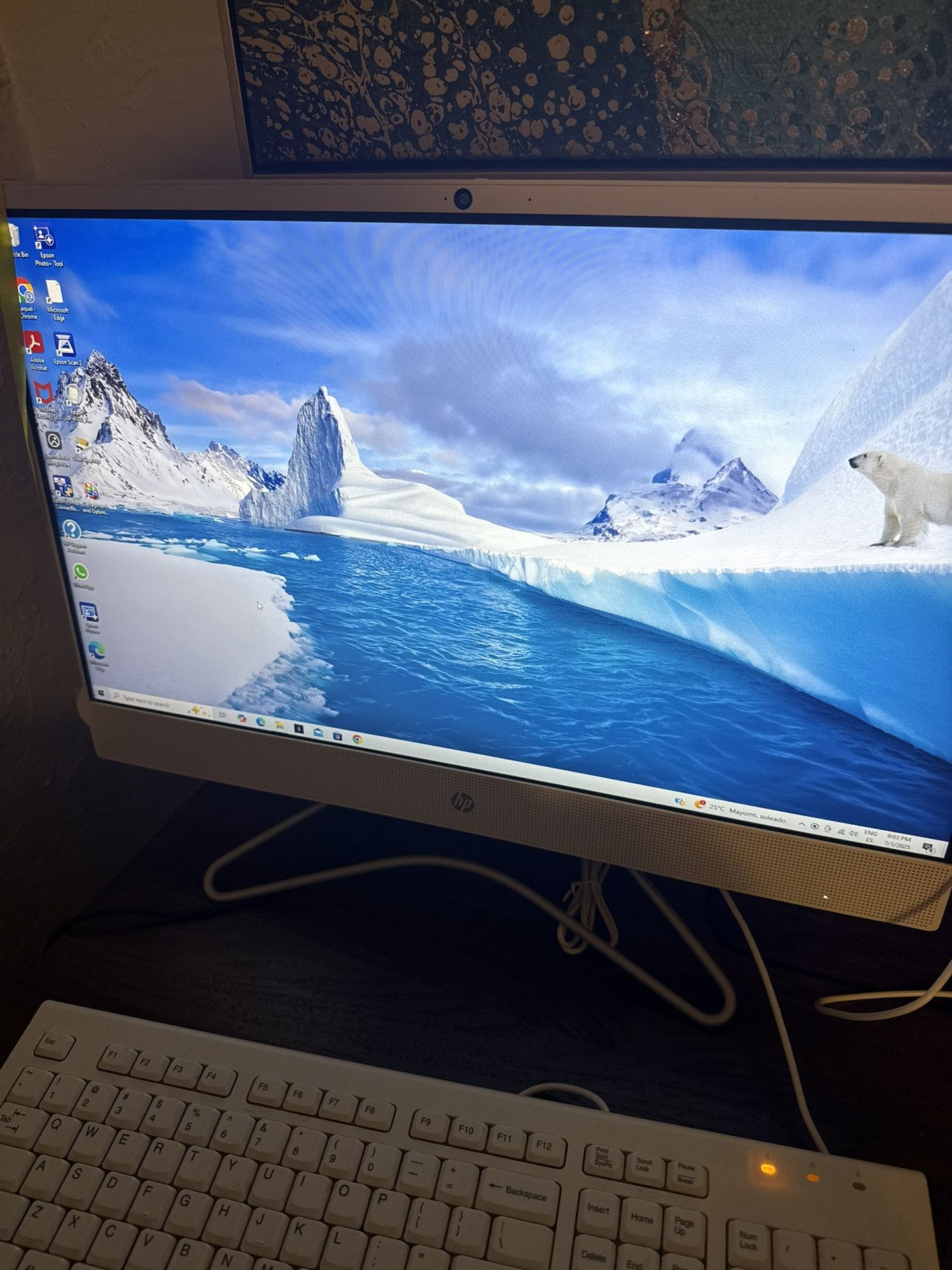 Hp Desktop With Printer