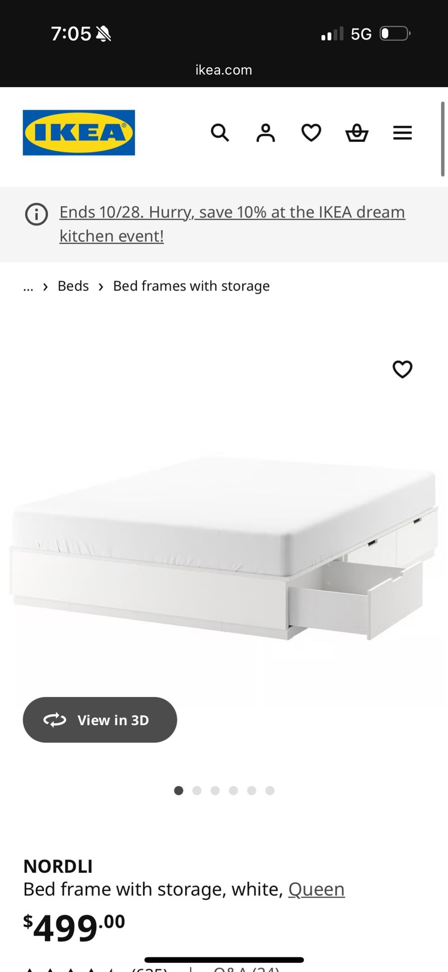 Queen Bed Frame With Storage