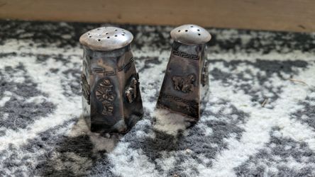 Vintage Peruvian Salt and Pepper Shakers