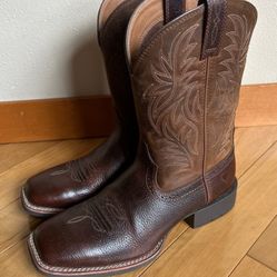  Ariat Sport Wide Square Toe Cowboy Boots - Size 9D