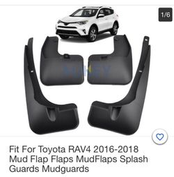 2016-2018 Toyota RAV4 mud flap flaps mud splash guards