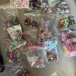 🎨 MEGA Bead & Charm Craft Lot  – Brand New! Perfect for Pen Makers, Crafters & Small Biz! 🎨  Over 100+ bags of brand new craft supplies –