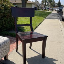 6 Wooden Chairs World Market Brand $30each (valued $125)