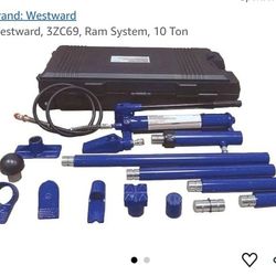Westward Hydraulic Ram System Kit 10 TON