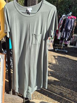 XL olive green LuLaRoe dress