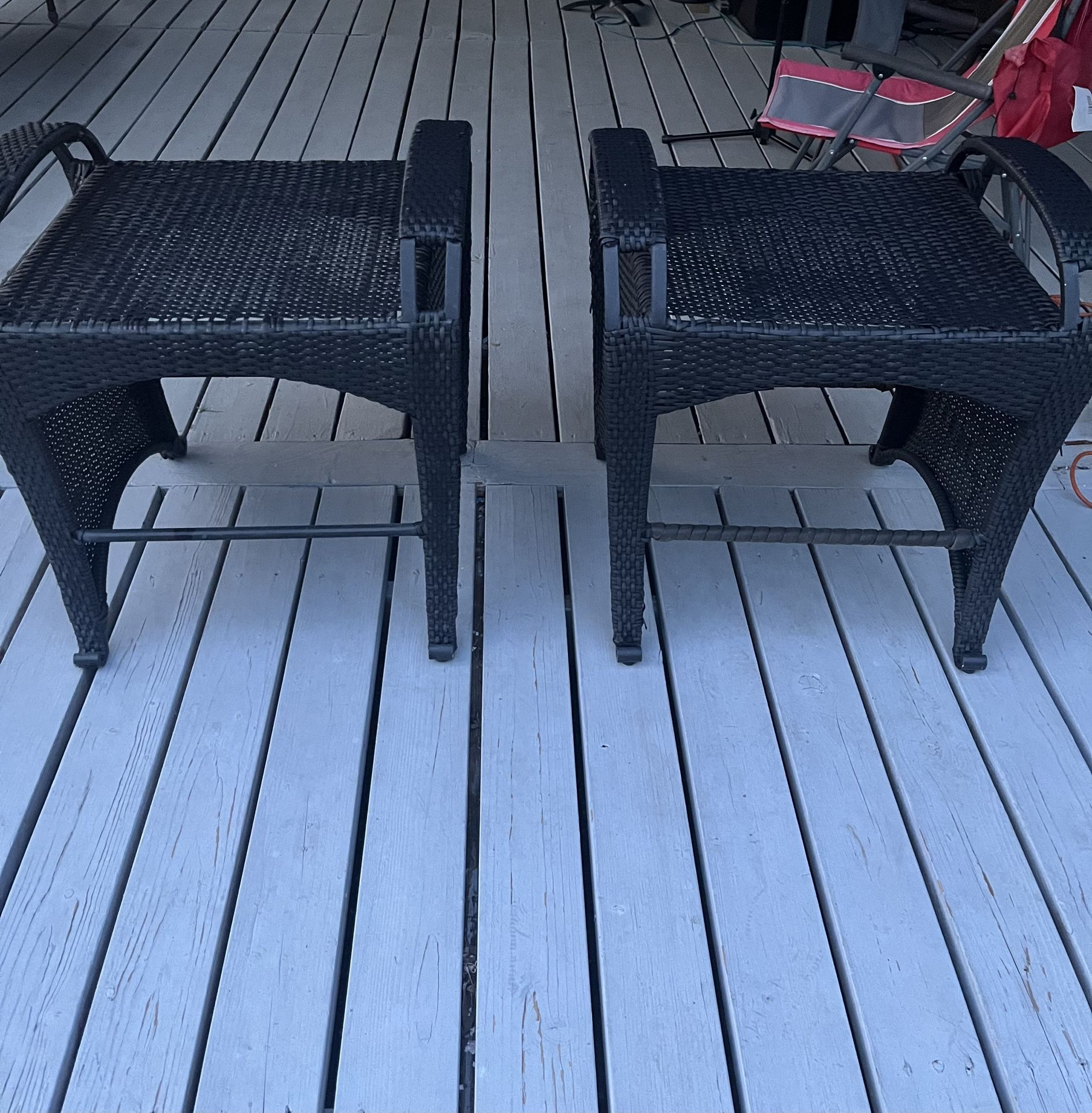 Wicker End Tables