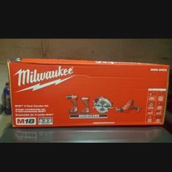 Milwaukee Hammer Drill Driver/3-speed Impactdriver/circular Saw/Hackzall Recip Saw/2  Battery XC4.0 & Cp2,0 Charger&bag/Brand New For $350 OBO 