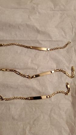 14k Gold Bracelets