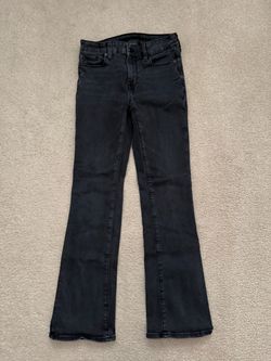 American Eagle Black Flare Jeans - Size 0 Short
