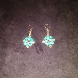 Turquoise Homemade Earring