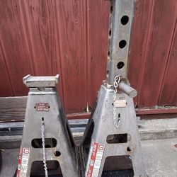 25 Ton heavy-duty Gray Pin-Adjustment Jack Stands