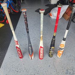 -3 and -5 Baseball Bats