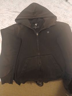 black G-star zip up (size L)