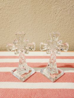 2 New Marquis Waterford 4" Height Crosses