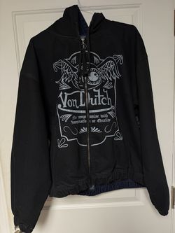 Size large Brand new Von Dutch black jacket
