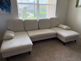 U-Shaped 6 Seat Sofa Couch for Living Room
