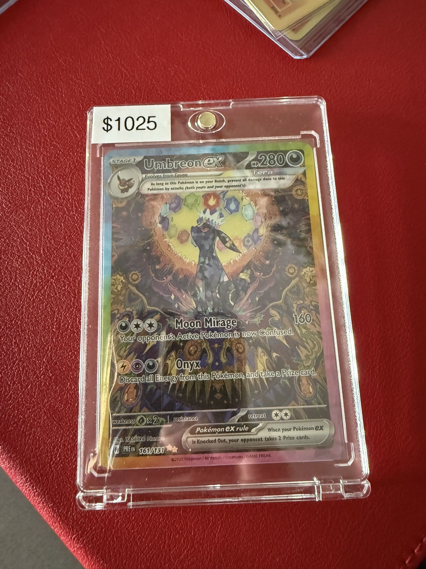 Pokemon Cards Prismatic Evolution Umbreon GRAIL!!