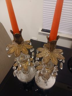 Brass candle holder