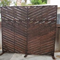 Wood Rustic Backdrop Stand Wedding Fiesta Decoration 