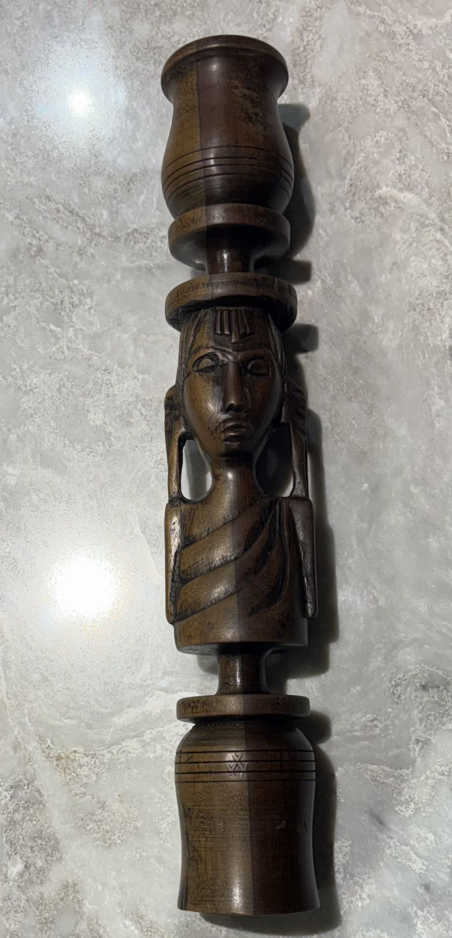 Wood Candle Holder
