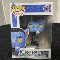 AVATAR #1552 Funko Pop! Recom Quaritch with Skull