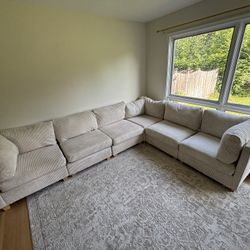 Melpomene Convertible L-Shaped Modular Sofa Couch