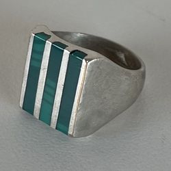 Silver Ring Stamped Mexico