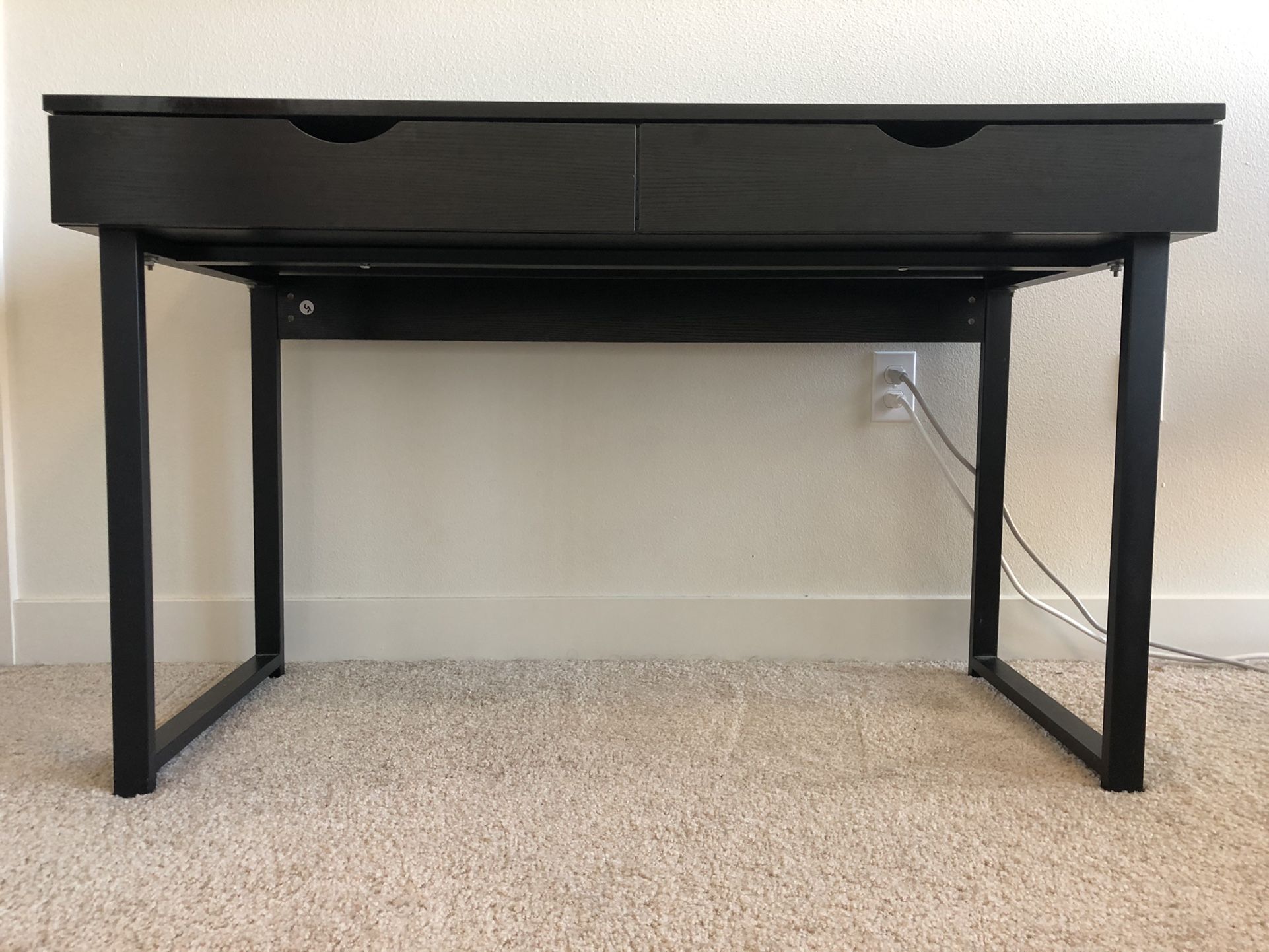 Computer Desk Sturdy Table With Steel Frame