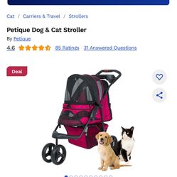 Petique Dog And Cat stroller