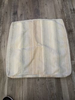 Square Extra Large pillow coverings Neutral Stripe