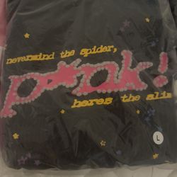 Black pink spider hoodie