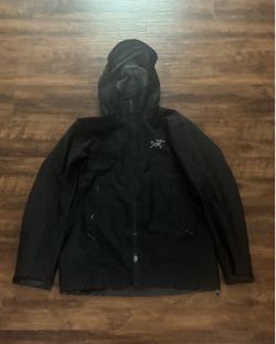 Arc'teryx Black Hooded Shell Jacket