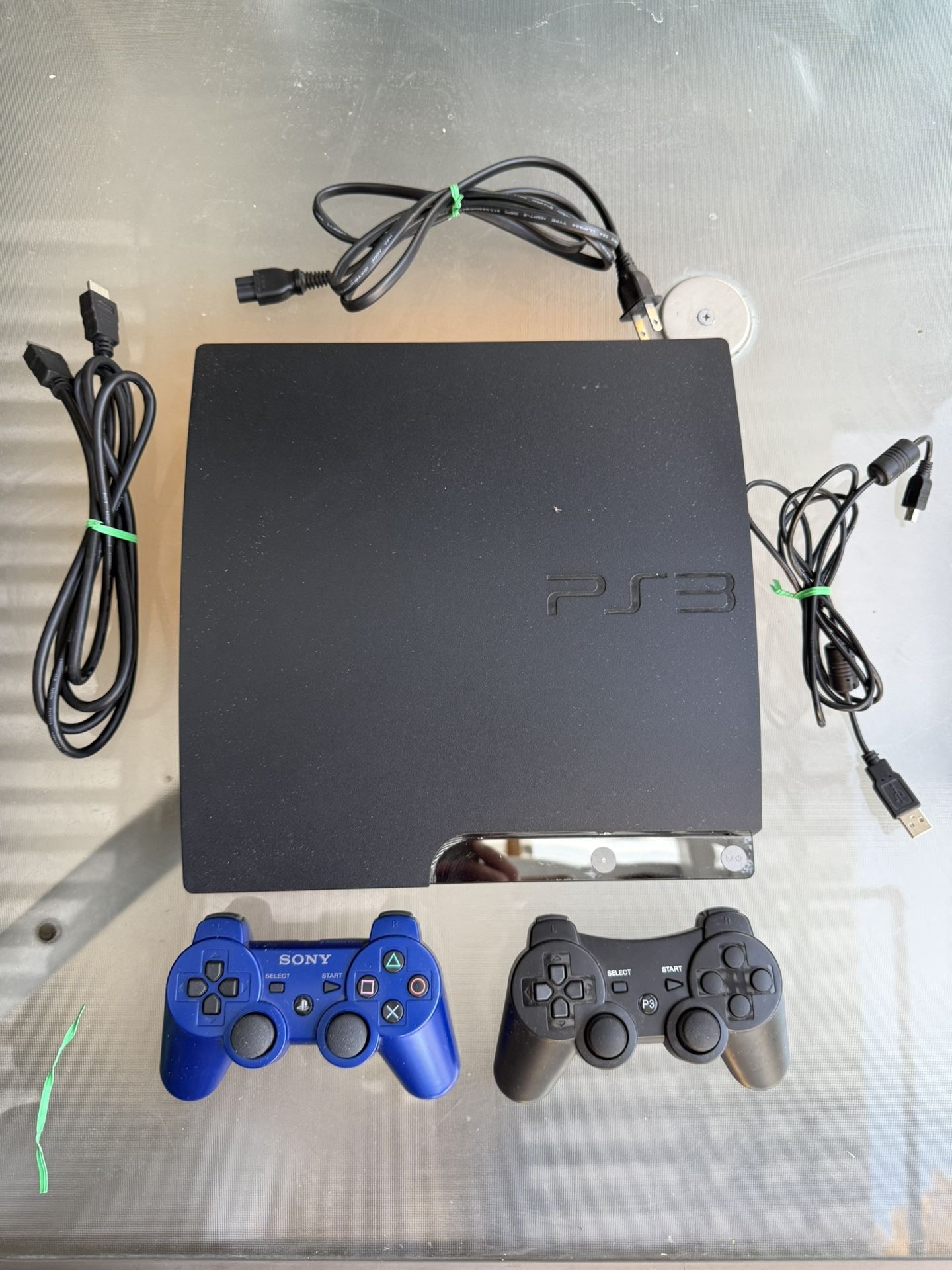 PS3 Playstation 3 Console with 2 Remotes