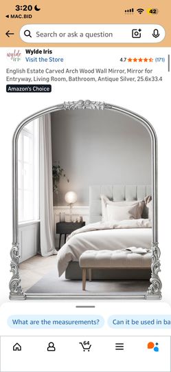 English Estates Arched Mirror
