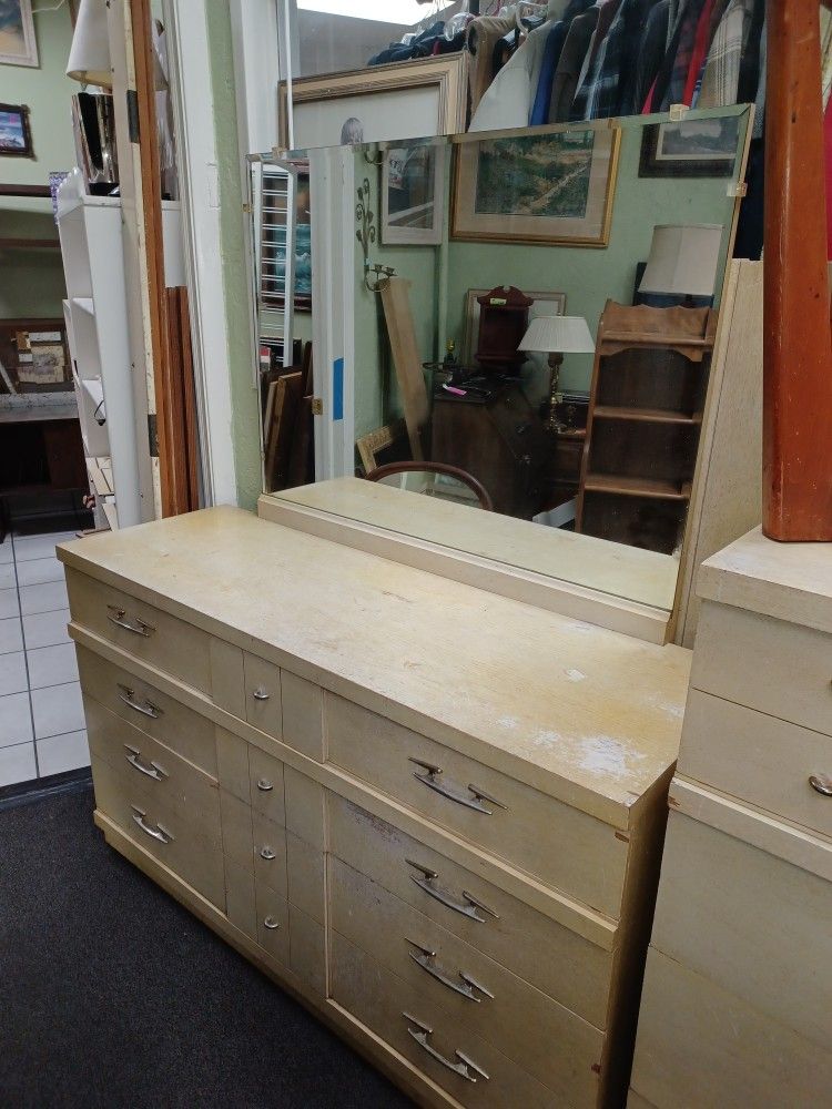 Dresser And Mirror